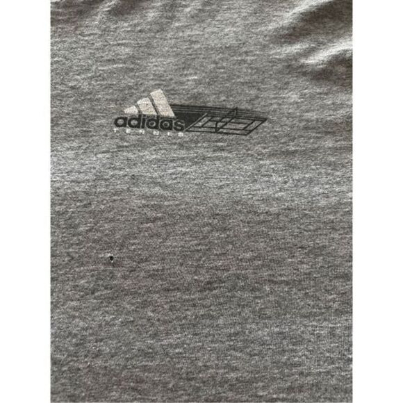 VTG Adidas Logo T-Shirt size L - Picture 8 of 9